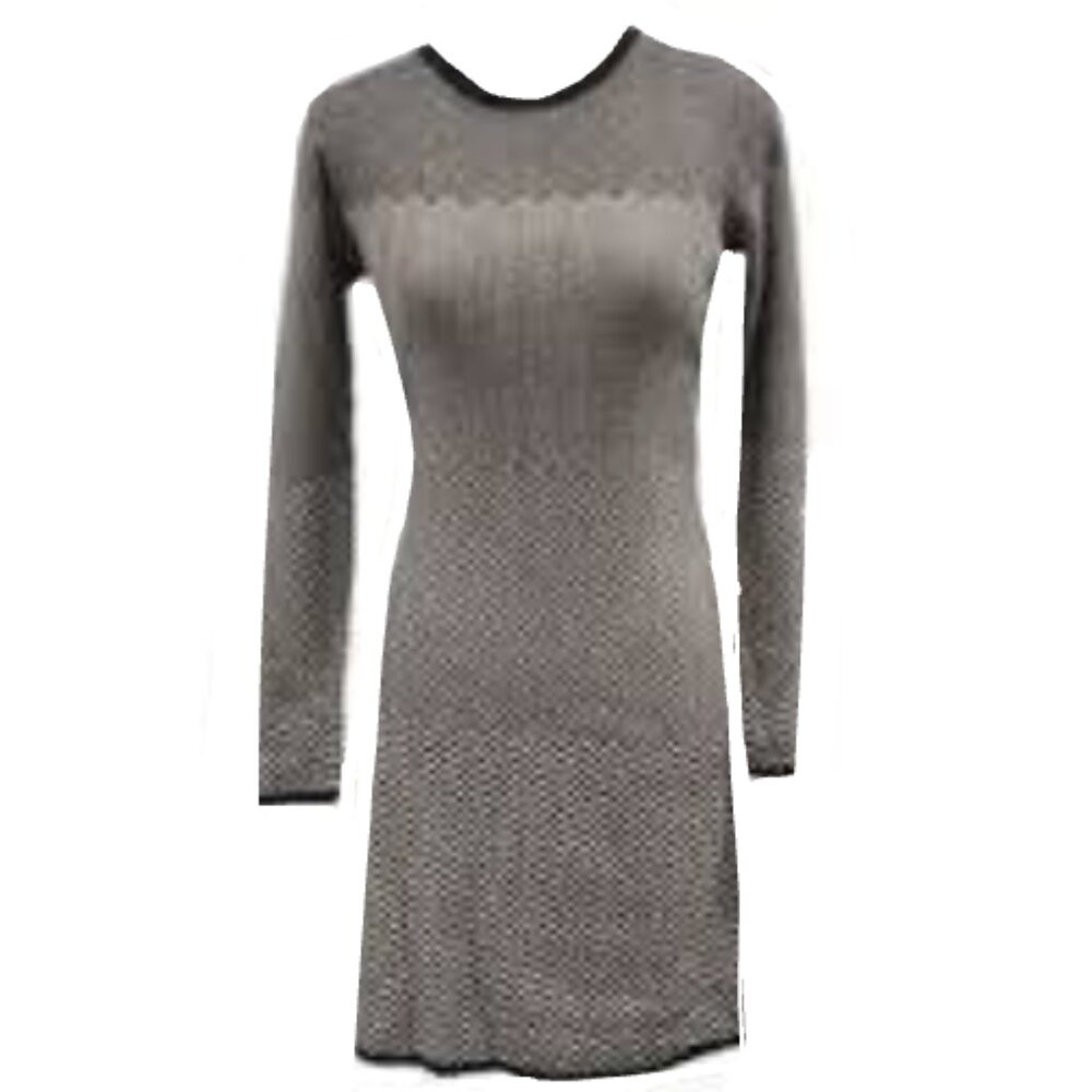 Brand New Women's Belle Vere Black & White Knit Dress